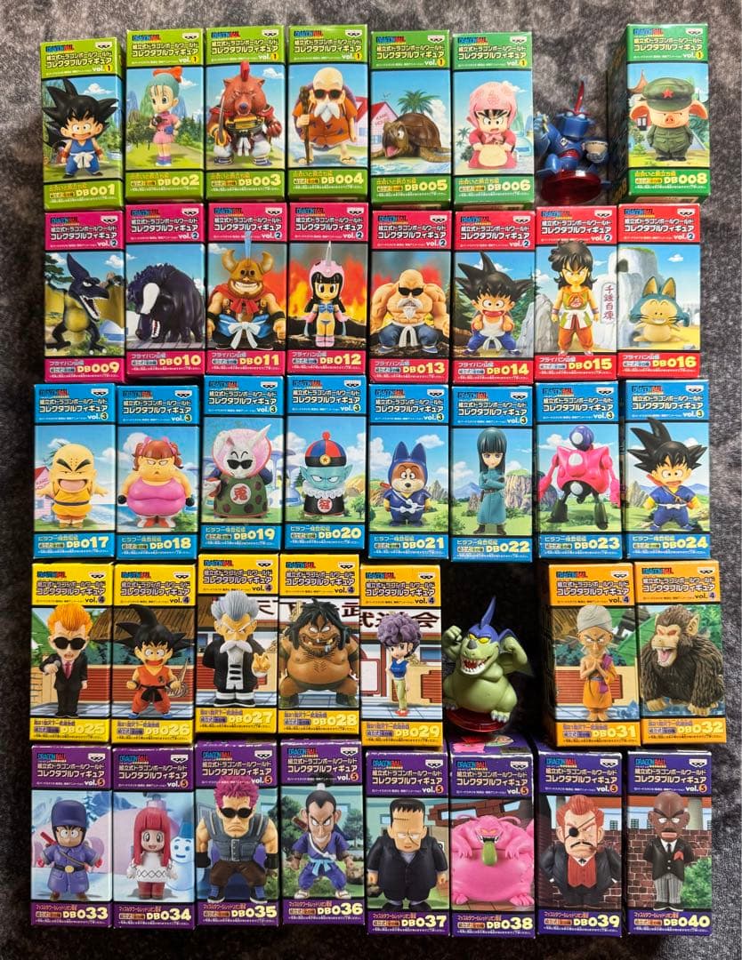 ドラゴンボール　ワールドコレクタブルフィギュア　幼少期　40体　vol.1〜5