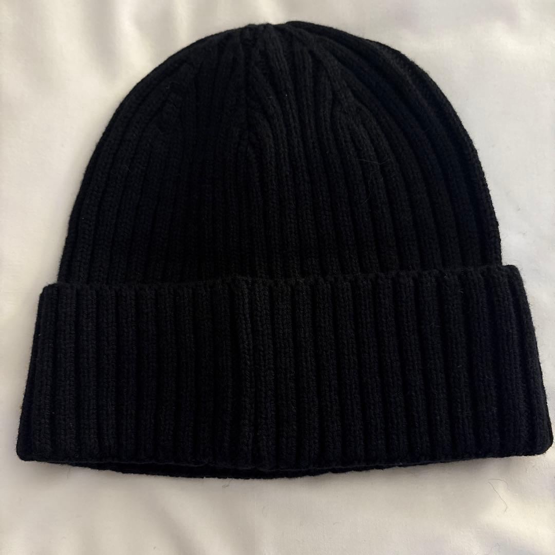 CHANEL ニット帽　ビーニー　黒　ブラック