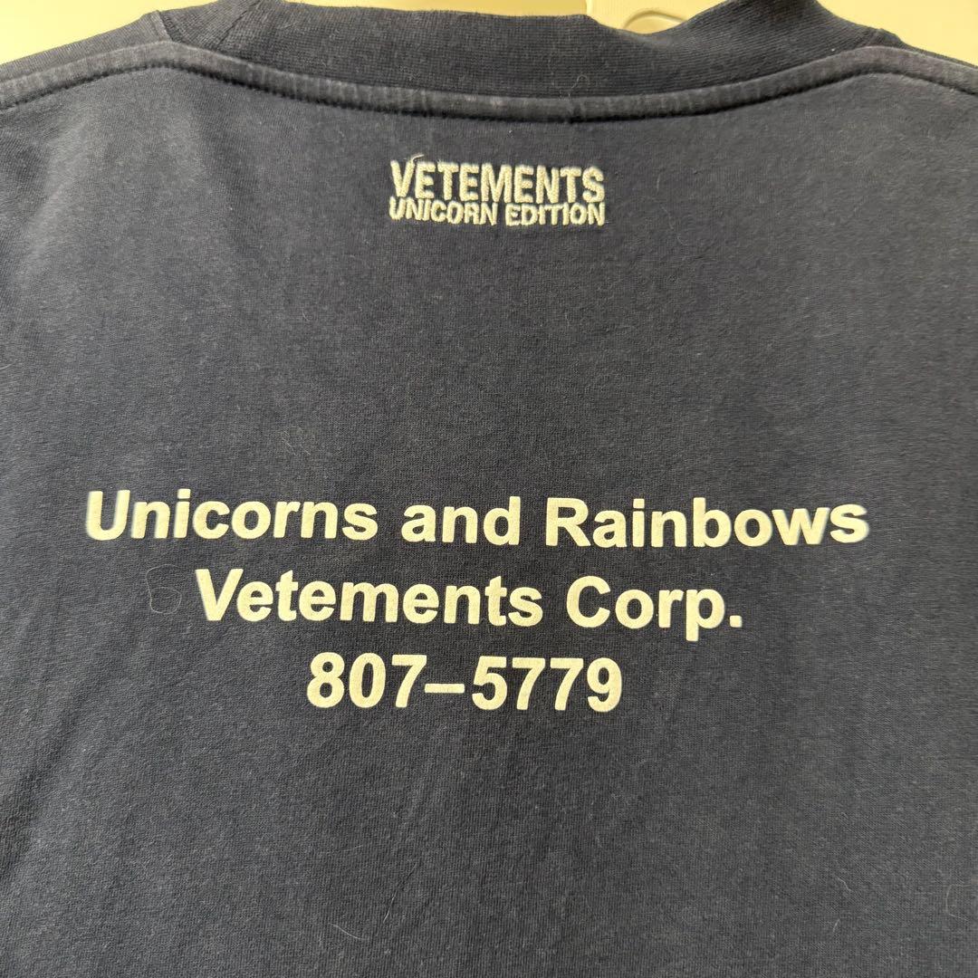 VETEMENTS Magic Unicorn ユニコーン 半袖Tシャツ