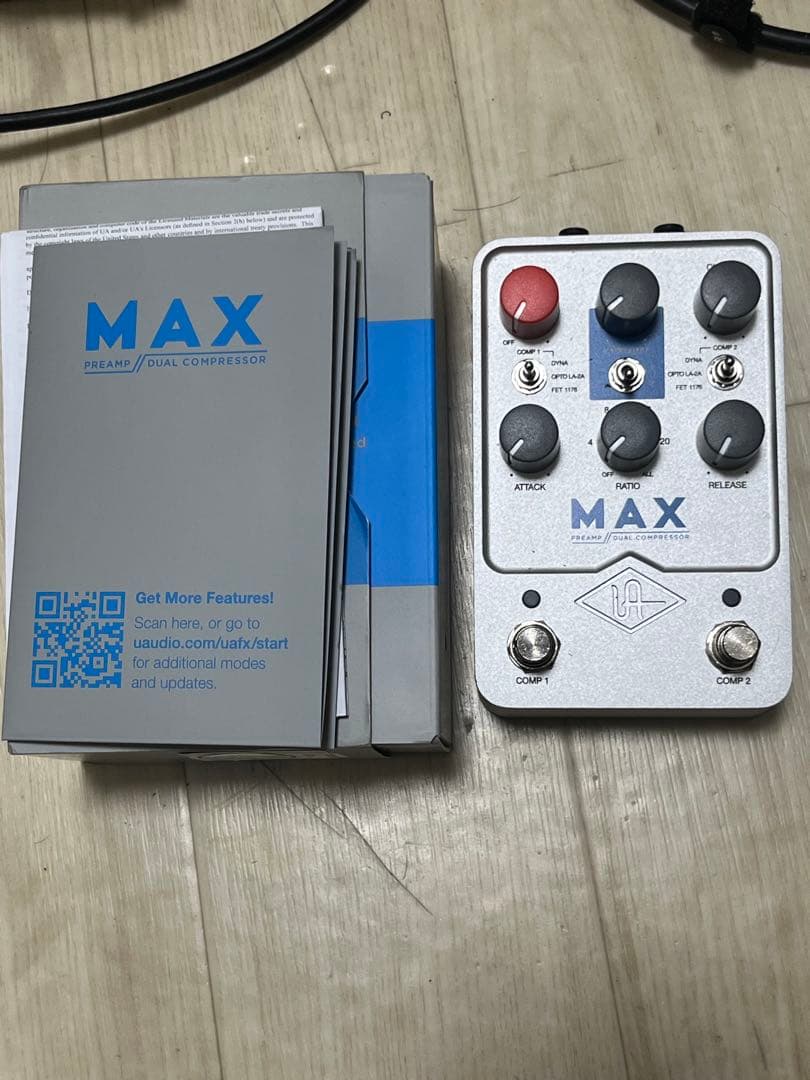 MAX デュアルコンプレッサー ギターエフェクター　美品　保証期間あり