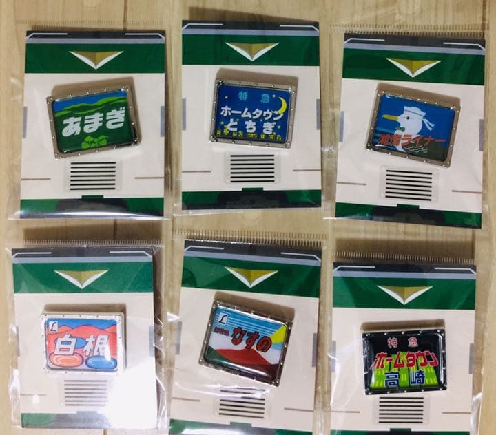 6種 セット 値下げ不可 185系 ヘッドマークピンズ 限定