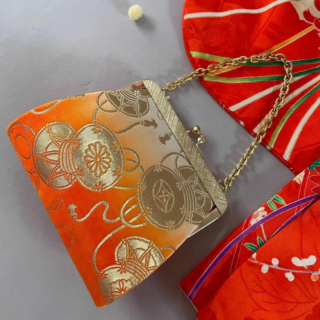 七五三　３歳　正絹お着物セット　正絹被布コーデ