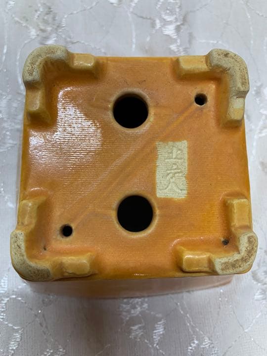 土交　正方　深め　盆栽鉢