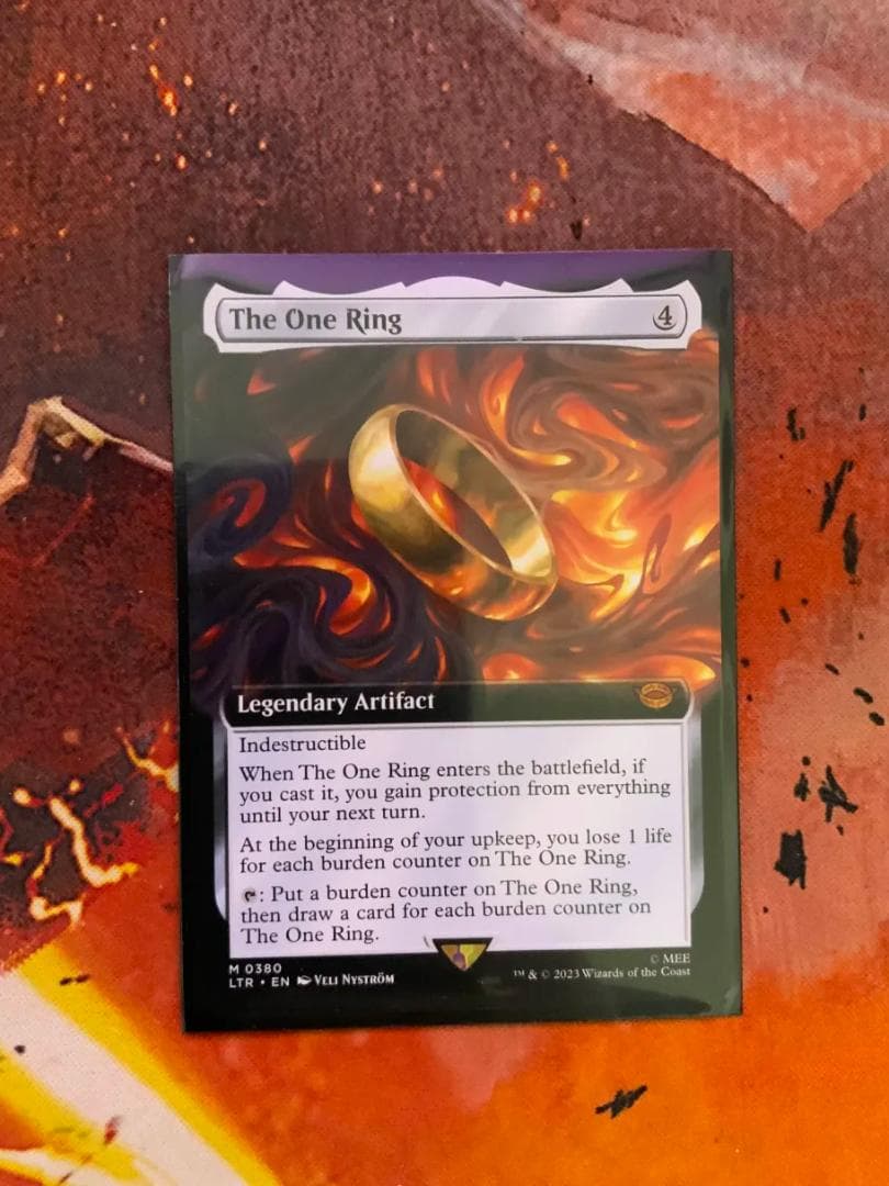 mtg 指輪物語:中つ国の伝承 一つの指輪 拡張アート 英語版