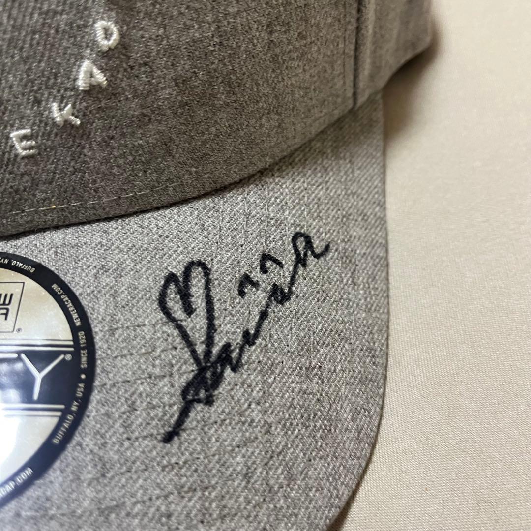 明石家さんま 直筆サイン入り 帽子 ⑥ 9FORTY newera ニューエラ