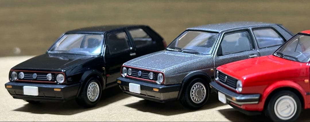 トミカリミテッドヴィンテージネオ フォルクスワーゲン ゴルフⅡ 3台セット