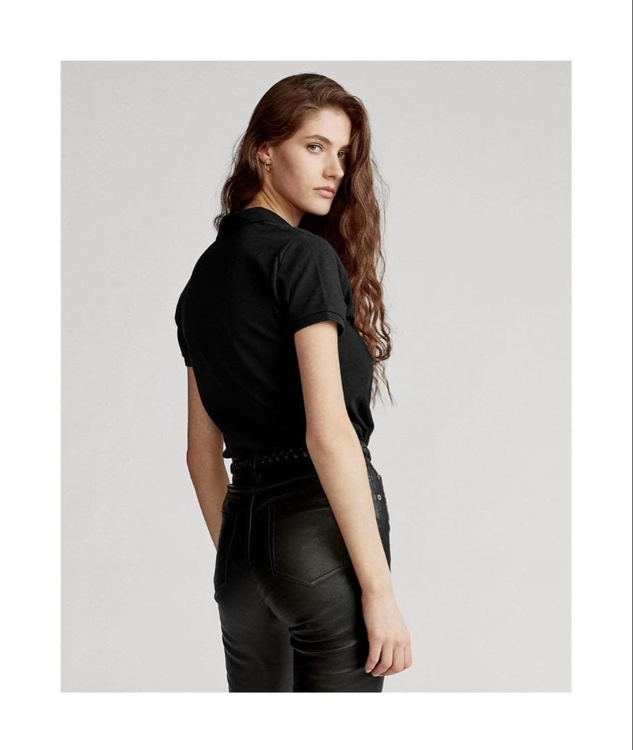 ポロ ラルフローレン ポロシャツ 新品 タグ付きクラシックフィット 黒 S