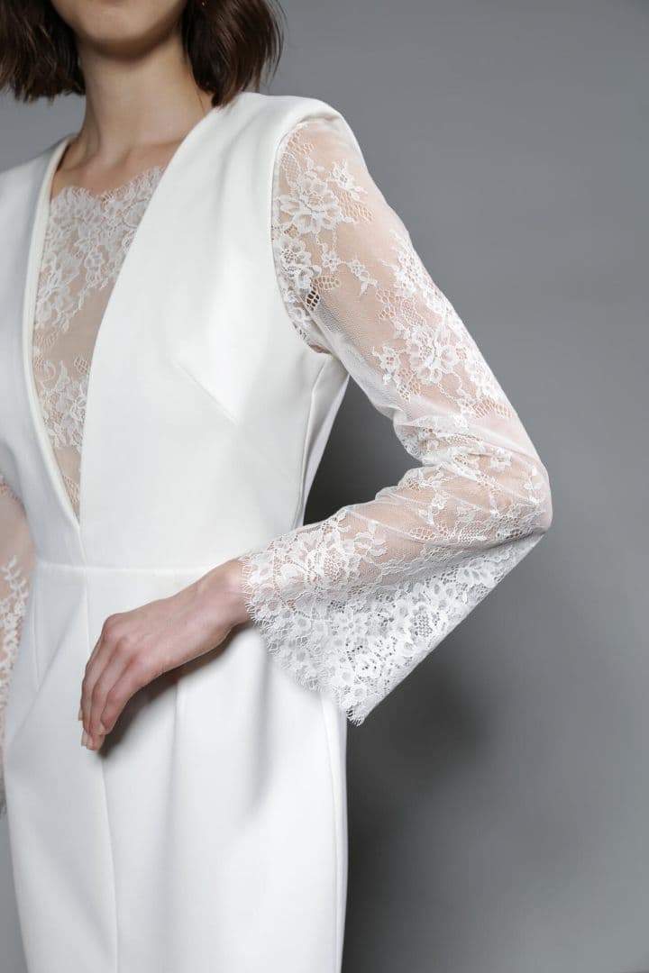 [Alunc] レースコンビドレス PINKY&DIANNE ドレスワンピース