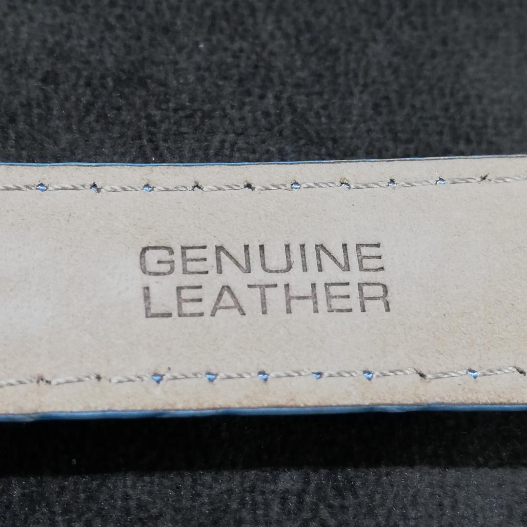 リトモラティーノ　レザー　ベルト　ライトブルー　腕時計　未使用品　(MS273）