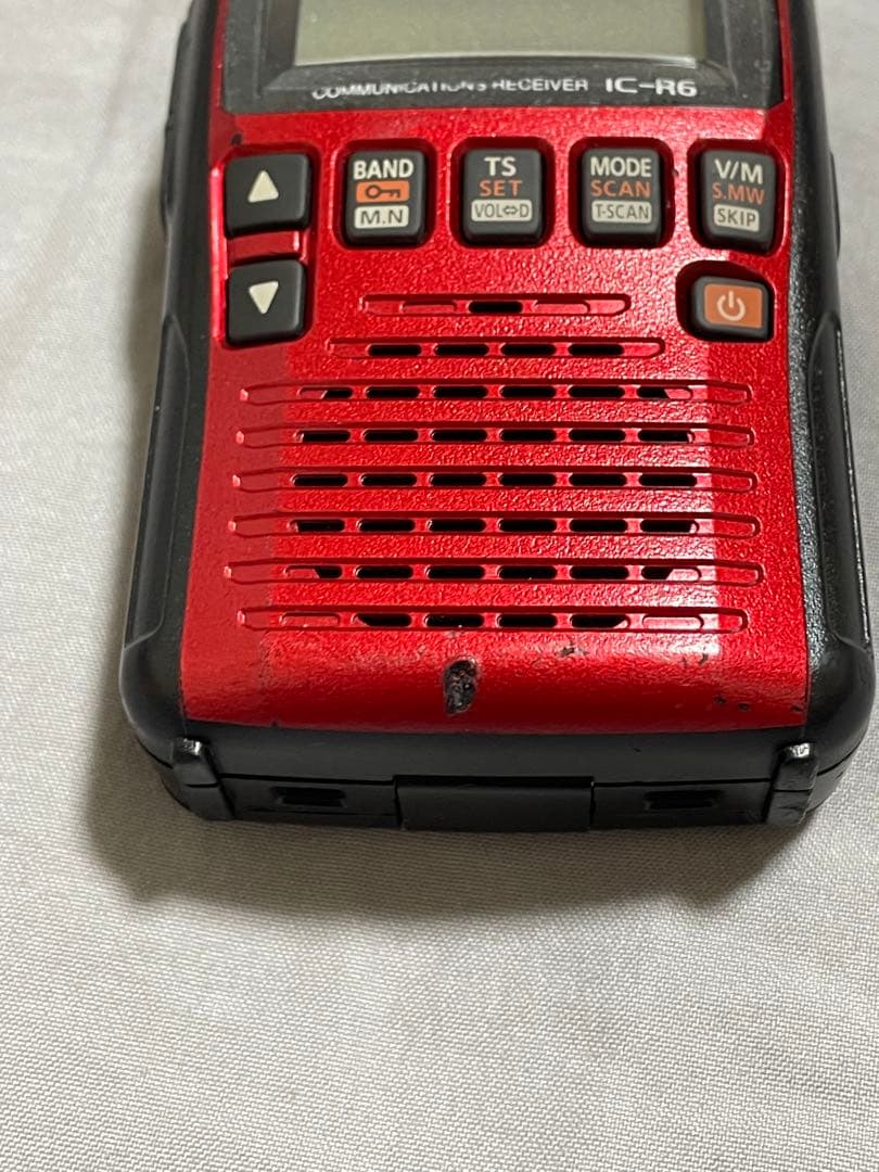 Icom IC-R6 レッドエディション 受信機 箱付き 欠品有り