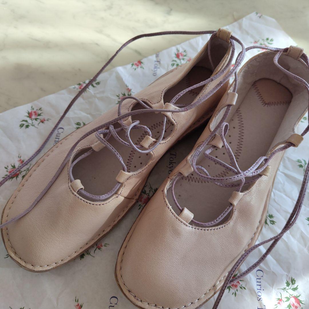 アンティーク〜ヴィンテージ　レースアップシューズ