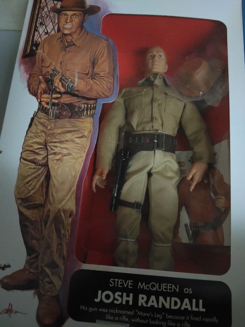 スティーヴ・マックィーン　拳銃無宿フィギュア　激レア/新品未開封/入手困難稀少品