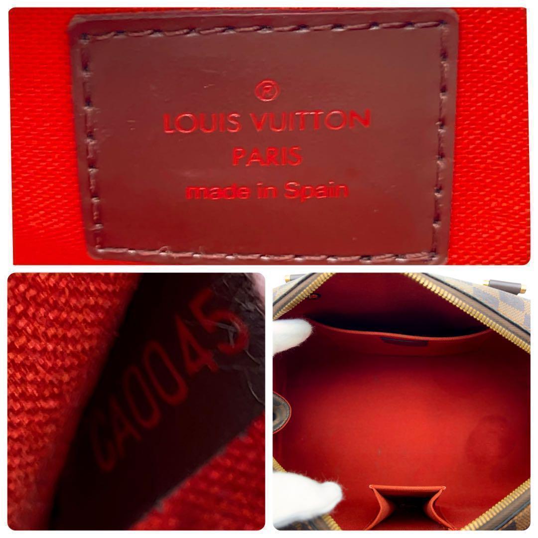 【最高峰】ルイヴィトン ダミエ リベラMM ハンドバッグ N41434 エベヌ