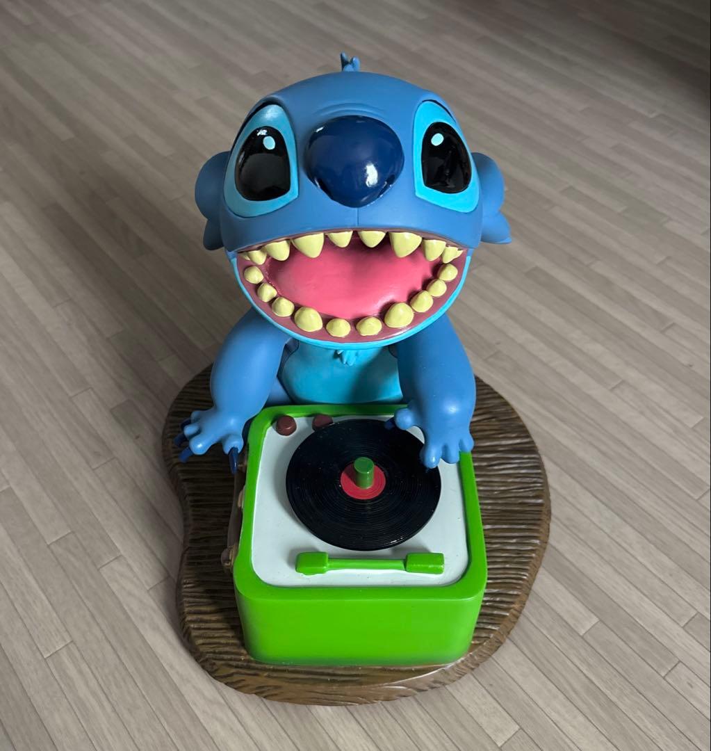 スティッチのオルゴールフィギュア 置物