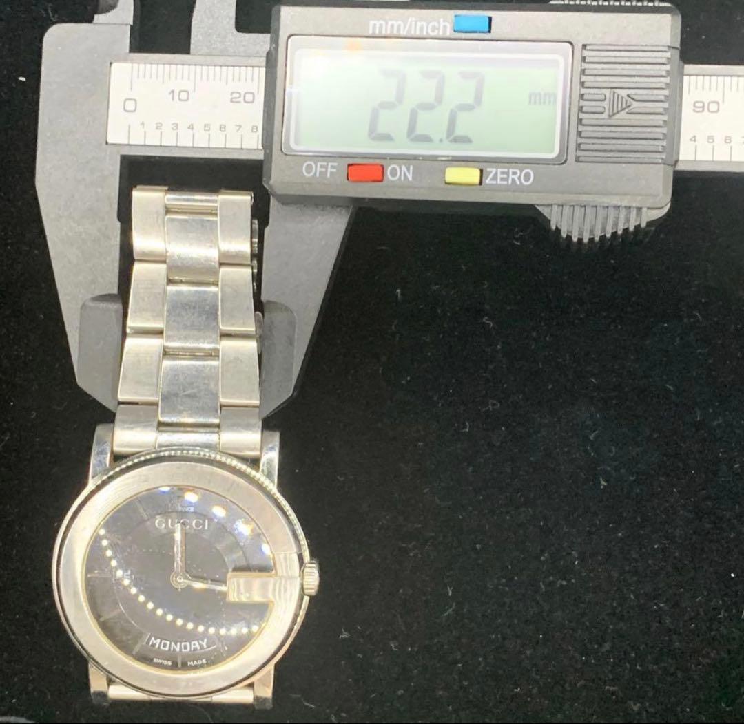 GUCCI Gクロノ デイデイト クォーツ 電池交換済 稼働品
