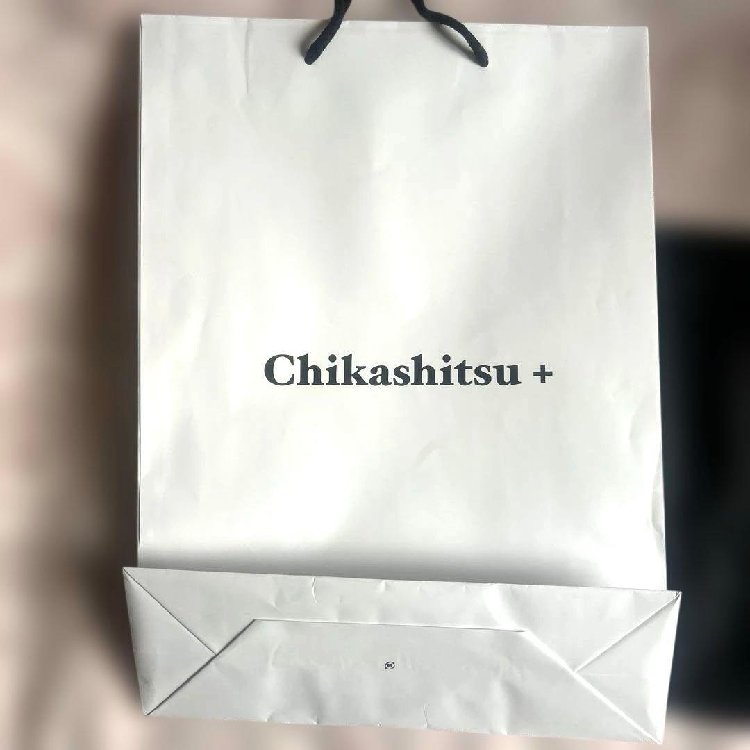 Chikashitsu + ショップ袋 ホワイト　 リボン等