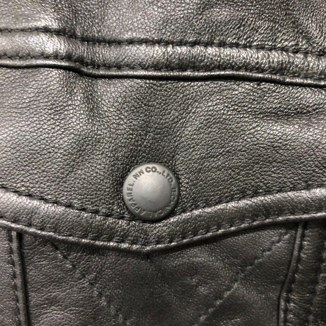 NEIGHBORHOOD VINCENT ブラックレザージャケット M