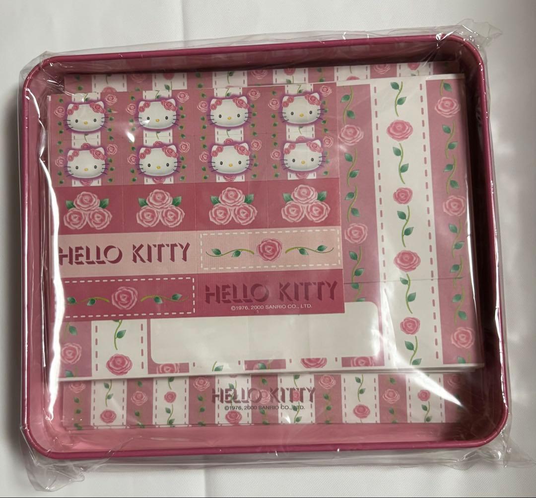 平成レトロ　レア　サンリオ　キティ　ローズ　薔薇　缶入り　レターセット