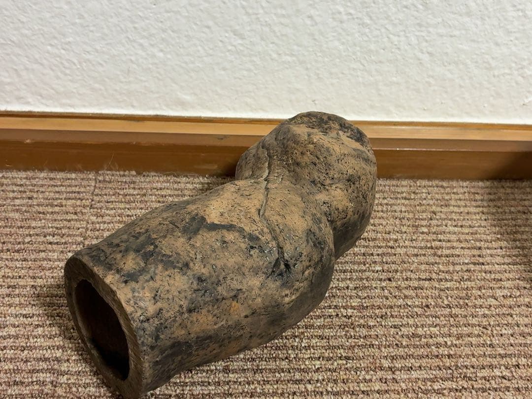 大日塚古墳　埴輪　骨董　アンティーク　土器　発掘品　出土品　置物　彫刻　古代　像