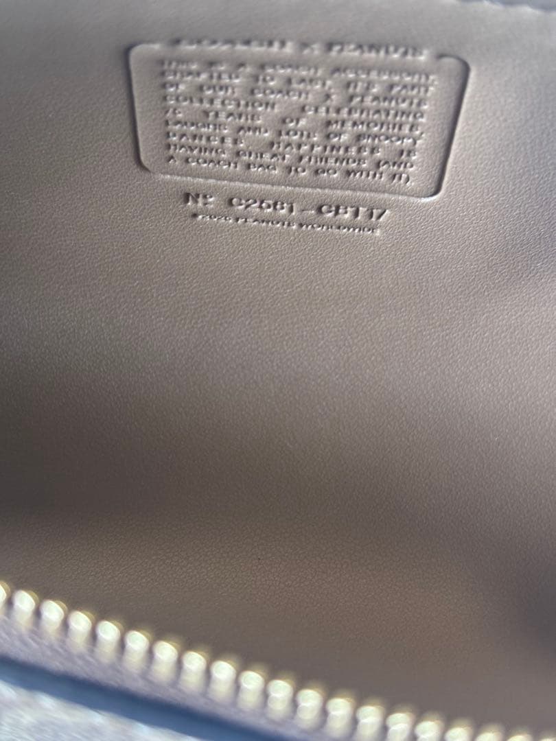 ⭐︎新品タグ付⭐︎【限定】COACH スヌーピー ポーチ/ペンケース