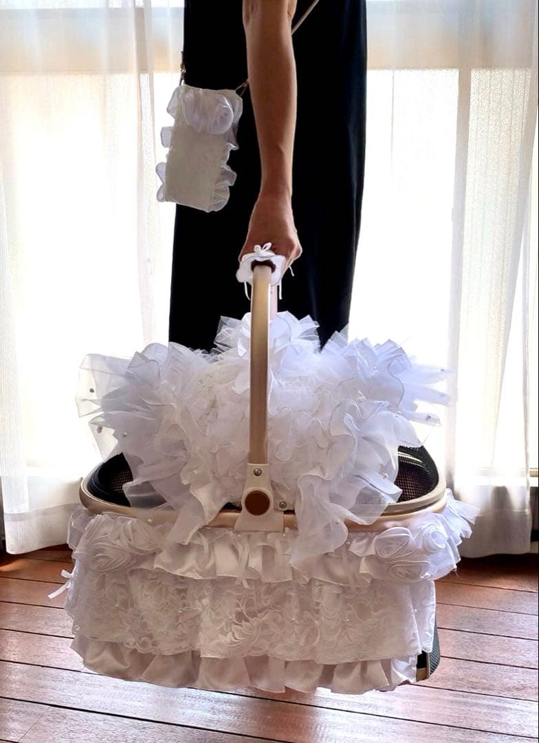 【限定1点】完全一点物 ラグジュアリー ドッグカート