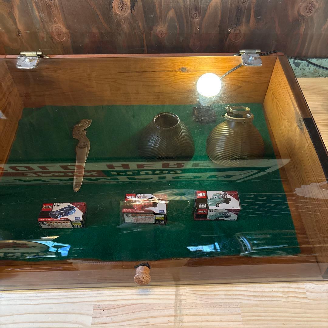 アンティーク　ショーケース　コレクション　ケース　ディスプレイ