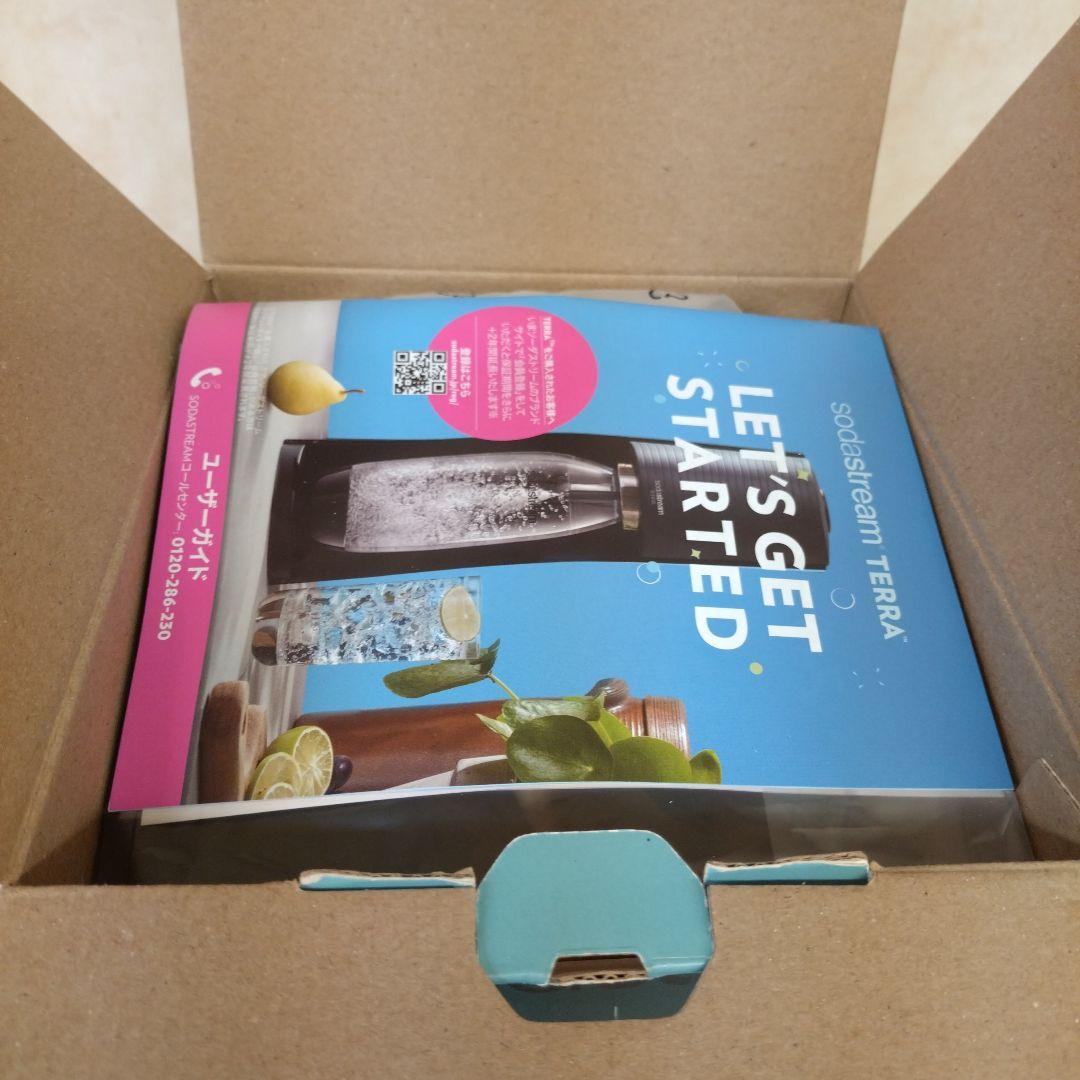 新品sodastream TERRAソーダストリーム　テラ 炭酸水メーカー黒