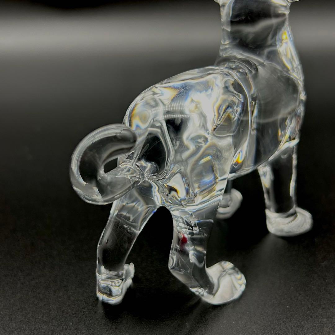 【未使用品品】Baccarat バカラ 置物 インテリア オブジェ　 犬 戌