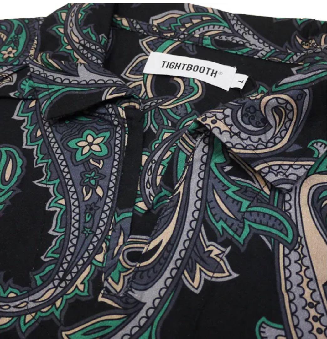 専用品tightbooth PAISLEY L/S OPEN SHIRT 新品L
