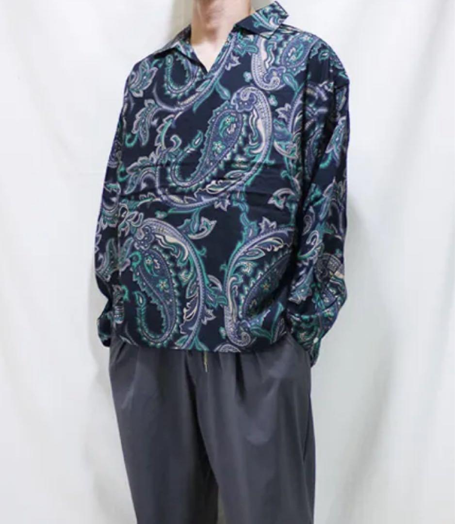 専用品tightbooth PAISLEY L/S OPEN SHIRT 新品L