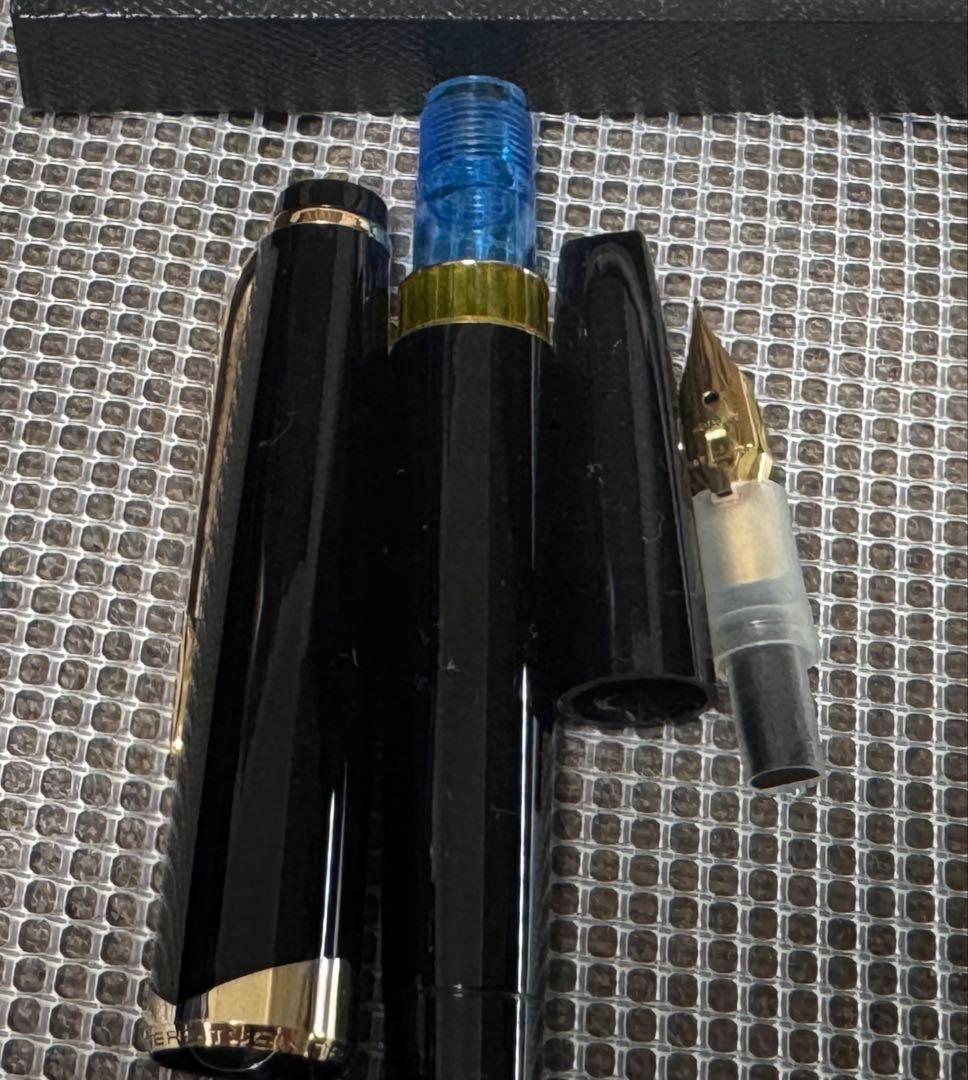 【美品】モンブラン万年筆 No12 1960s ブラック F 18K