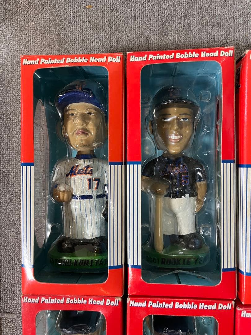 イチロー、野茂、石井、田口、新庄、小宮山、佐々木、日本人大リーガーボブルヘッド