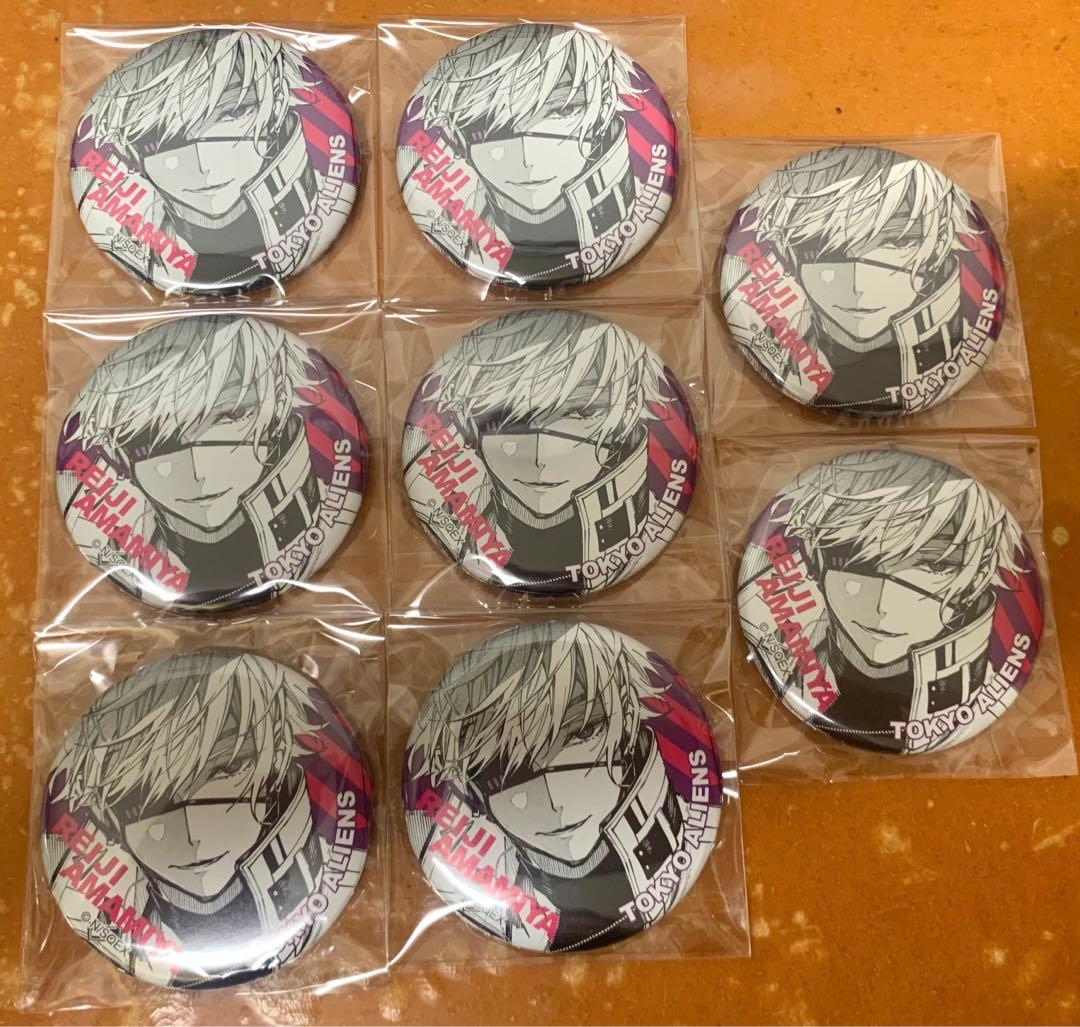 東京エイリアンズ 雨宮零士 戦闘服 コミック缶バッジ 8個セット