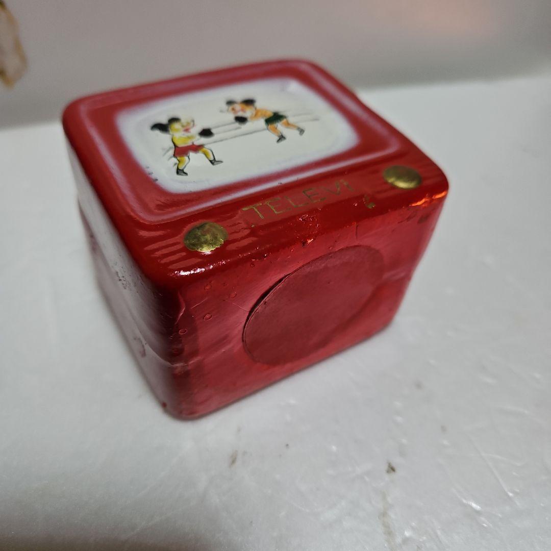 珍品　ミッキー貯金箱　テレビボクシング