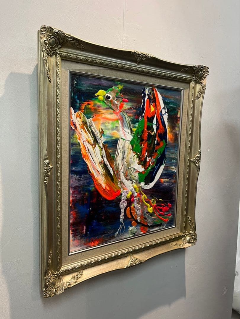 杉田陽平　「小さな、小さな、火の鳥」2008制作　油彩画