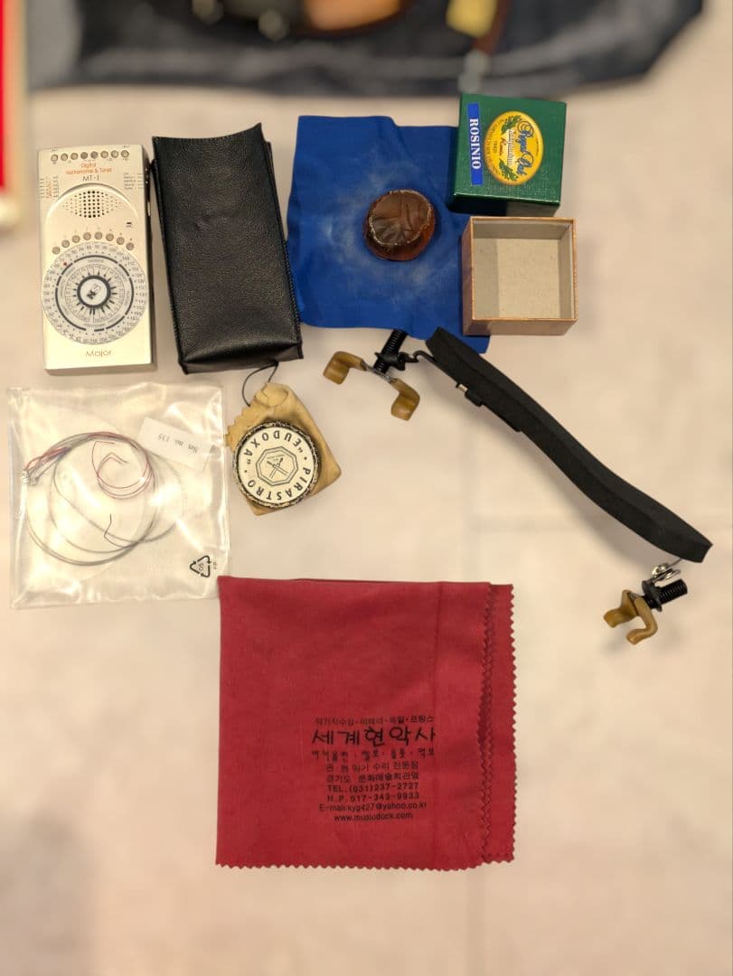 4/4 バイオリン 韓国製 その他付属品 セミハードケース付き