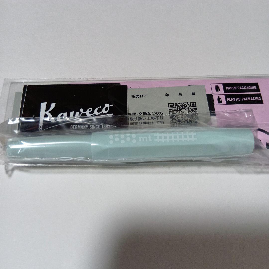 mt×kaweco　限定コラボ万年筆　ミント　缶セット　カヴェコ