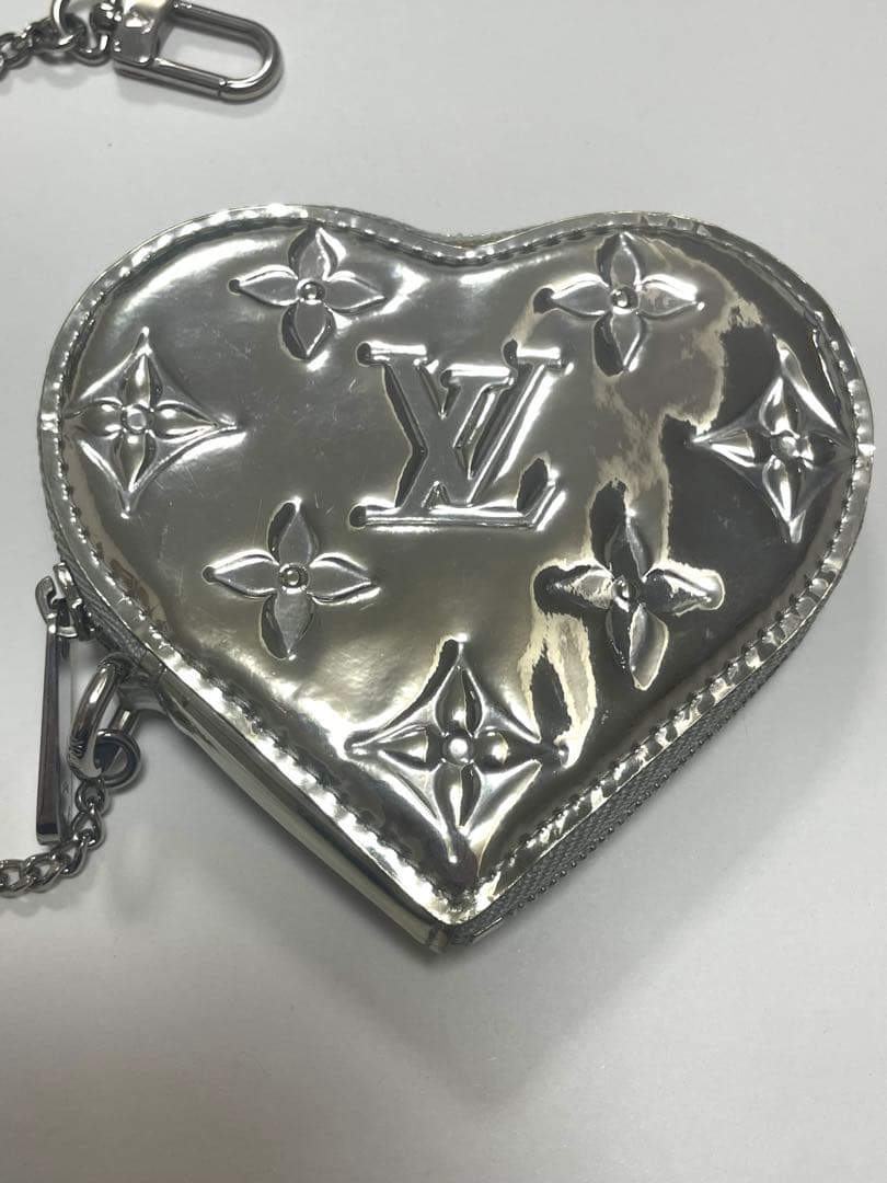 ルイヴィトン ケース　小銭入れ モノグラムミロワール ハート型