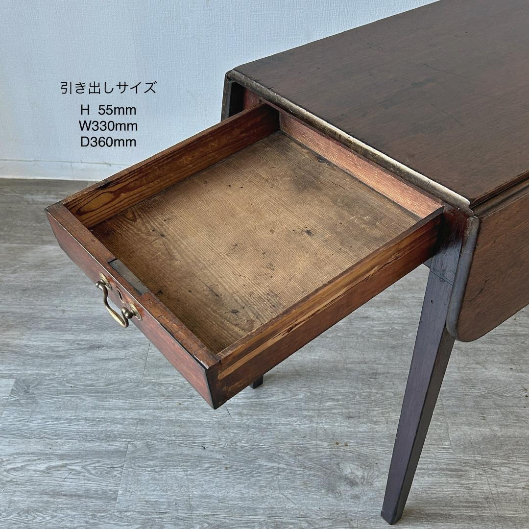 イギリス アンティーク家具 フリップトップテーブル 1930年頃 738A