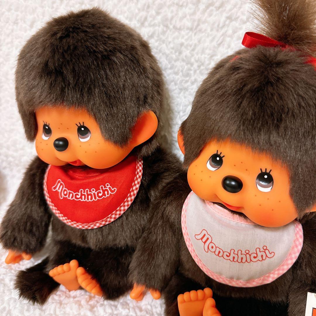 モンチッチMサイズ　旧タイプ　男の子女の子ペア　セキグチ　　おまけ付き