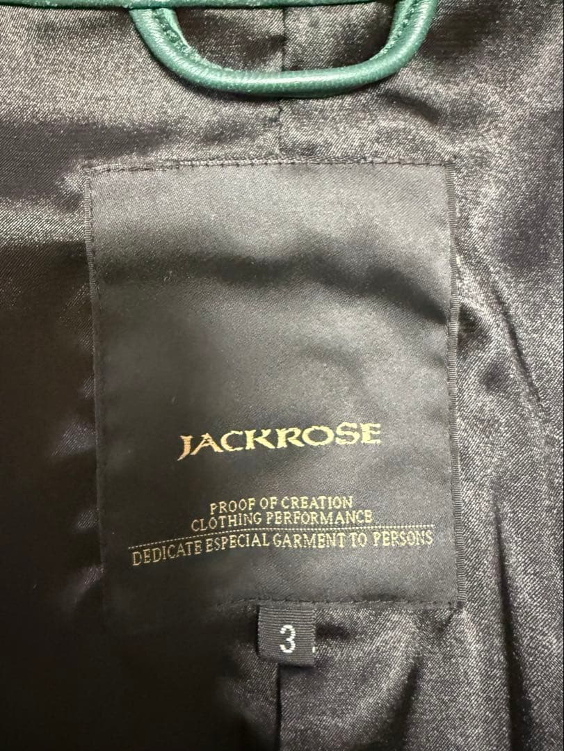 新品【JACKROSE】ラムレザー ライダースジャケット☆3