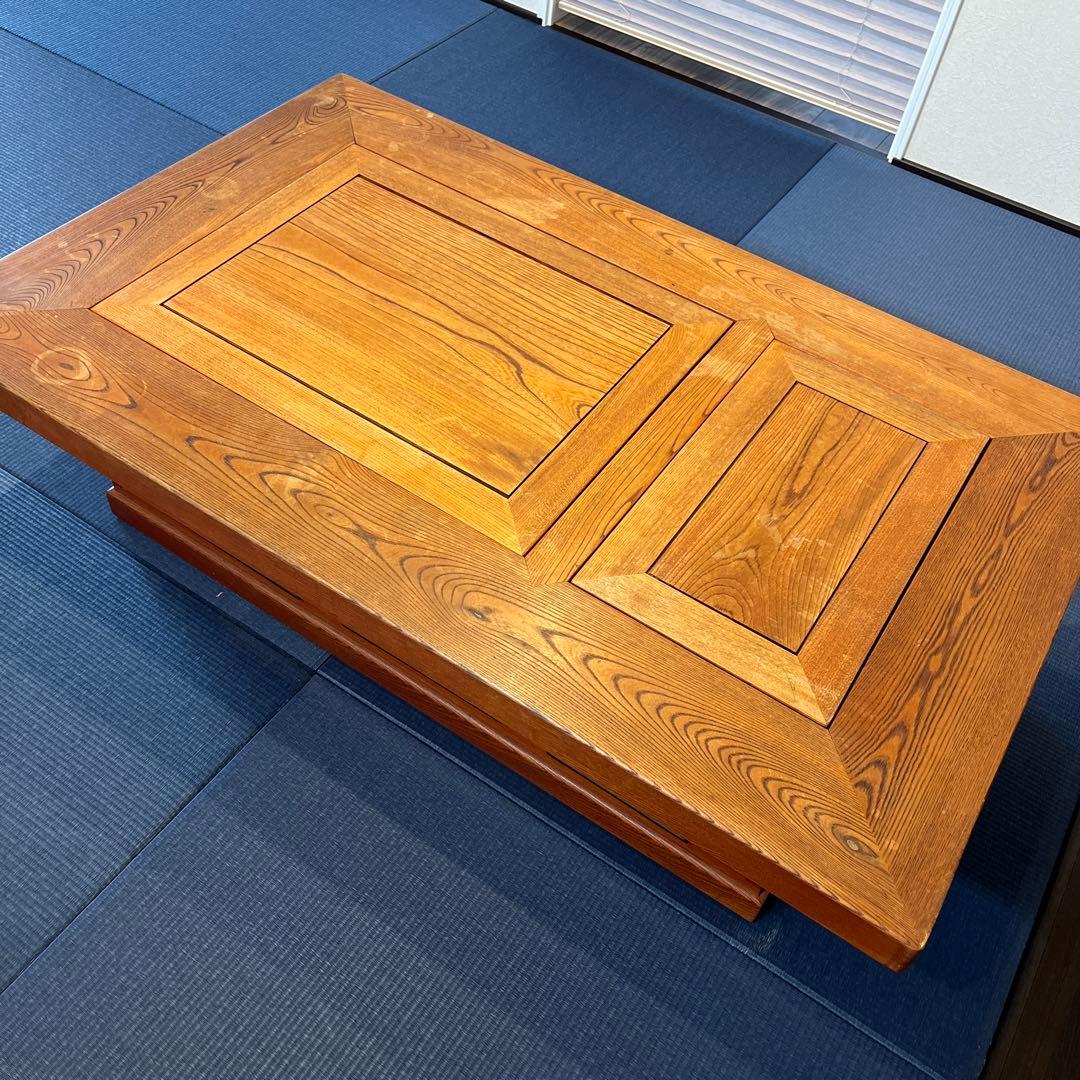 座卓　ローテーブル　囲炉裏　木製引き出しつき　レトロ　アンティーク家具