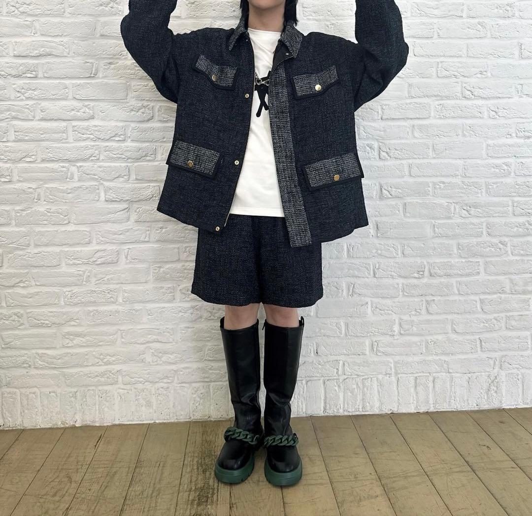 ミセス 大森元貴さん着用 CULLNI ブルゾン ジャケット＋パンツ 上下セット