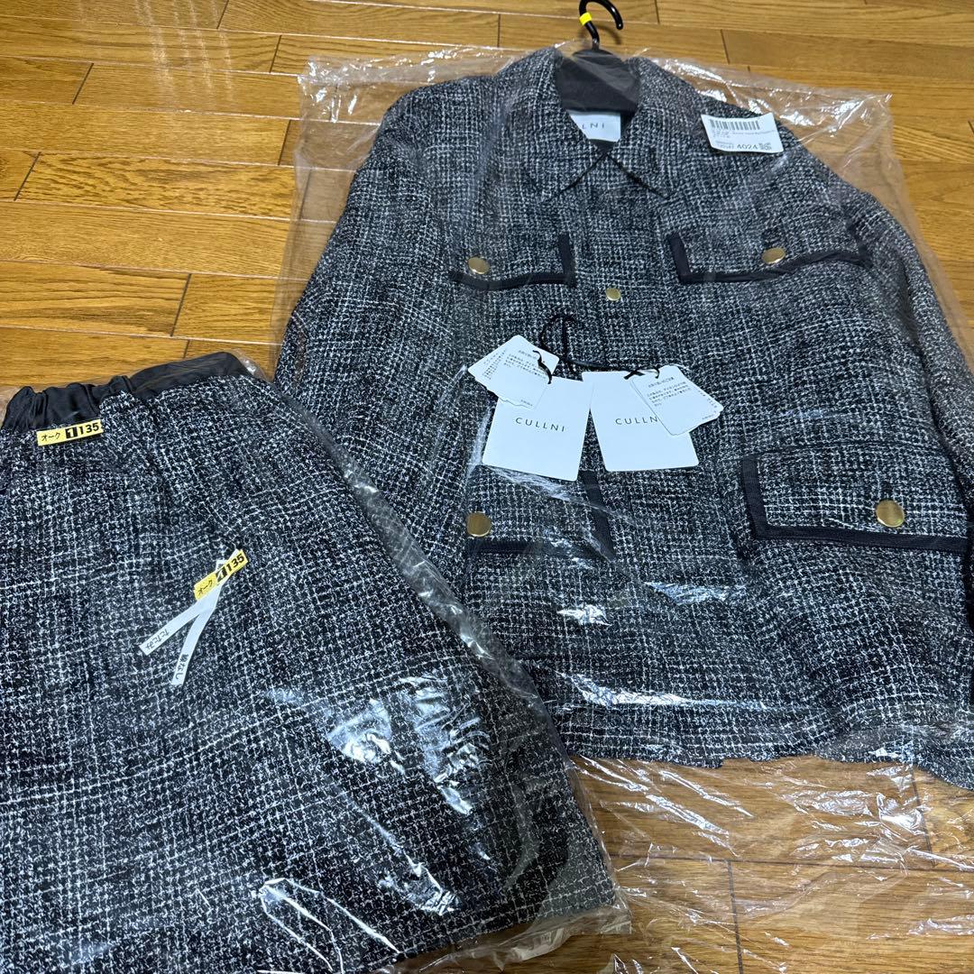 ミセス 大森元貴さん着用 CULLNI ブルゾン ジャケット＋パンツ 上下セット