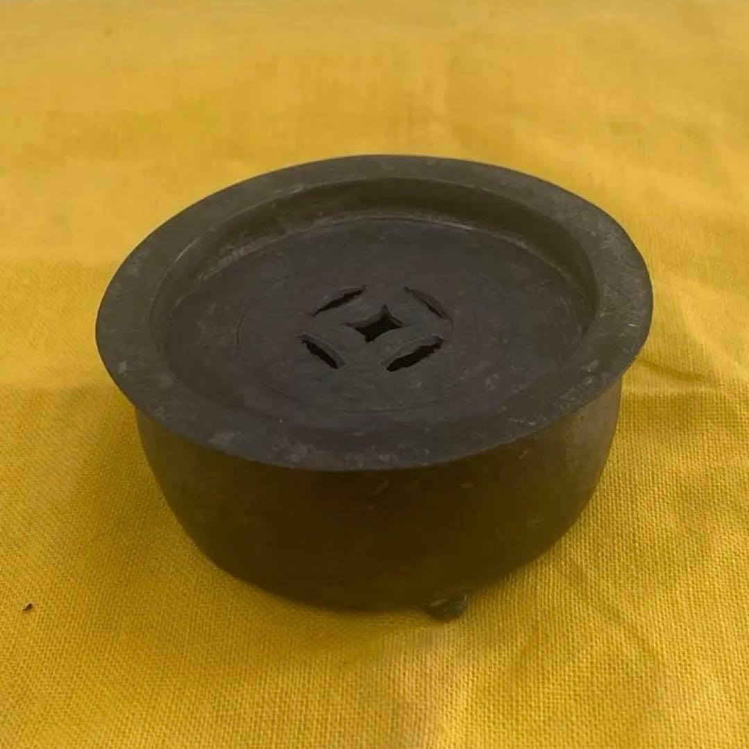 茶道具 唐物 錫 建水 煎茶道具 旧家蔵出