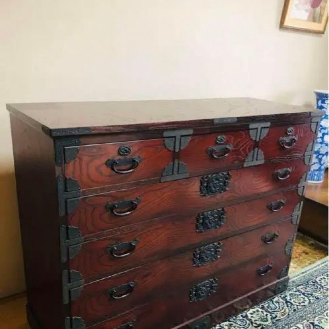 お値下げ！けやき和箪笥　日本製　W90