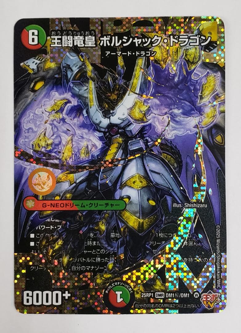 DM 王闘竜皇 ボルシャック・ドラゴン シークレットドリームレア SE