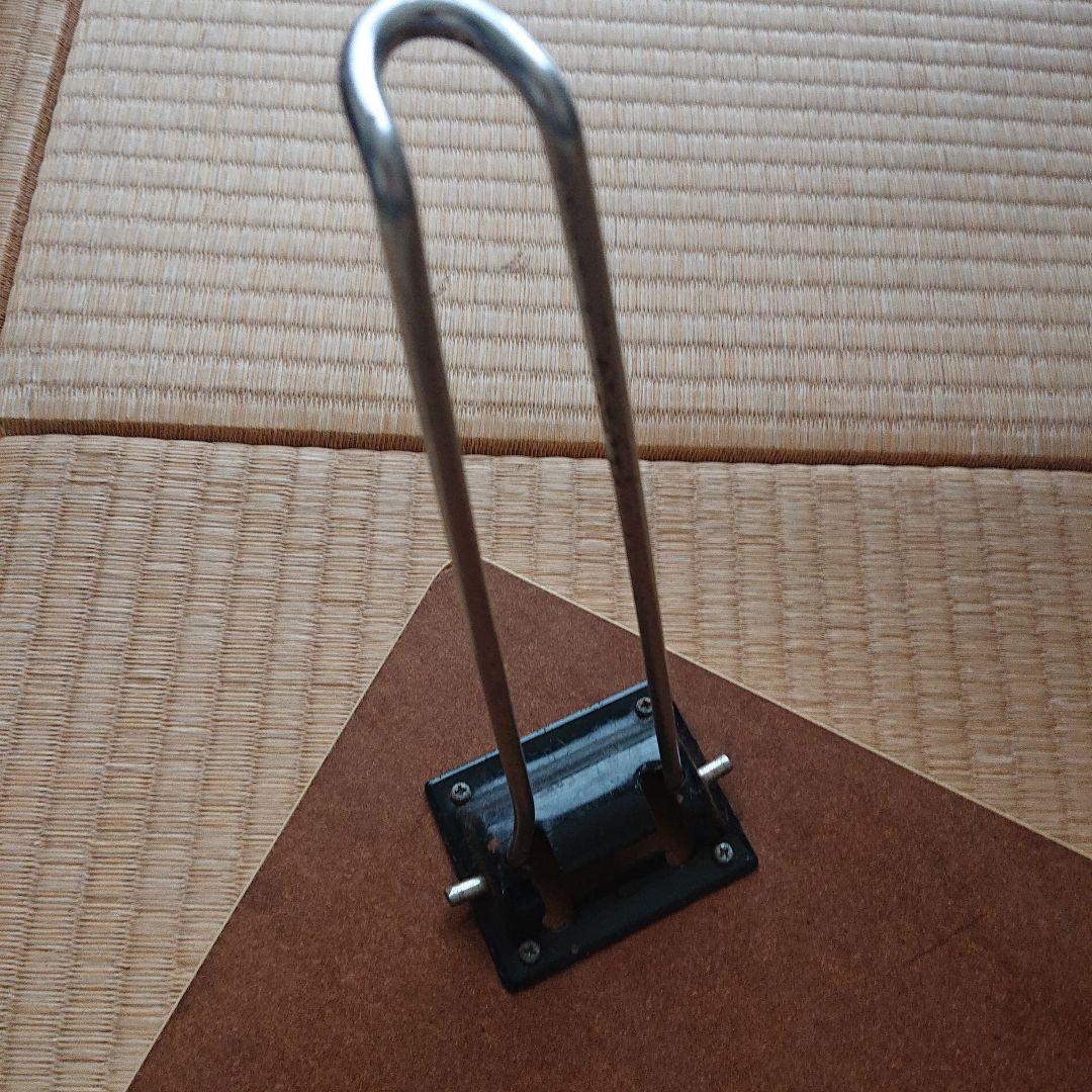 アンティークレトロポップな花柄ローテーブルオレンジカラー