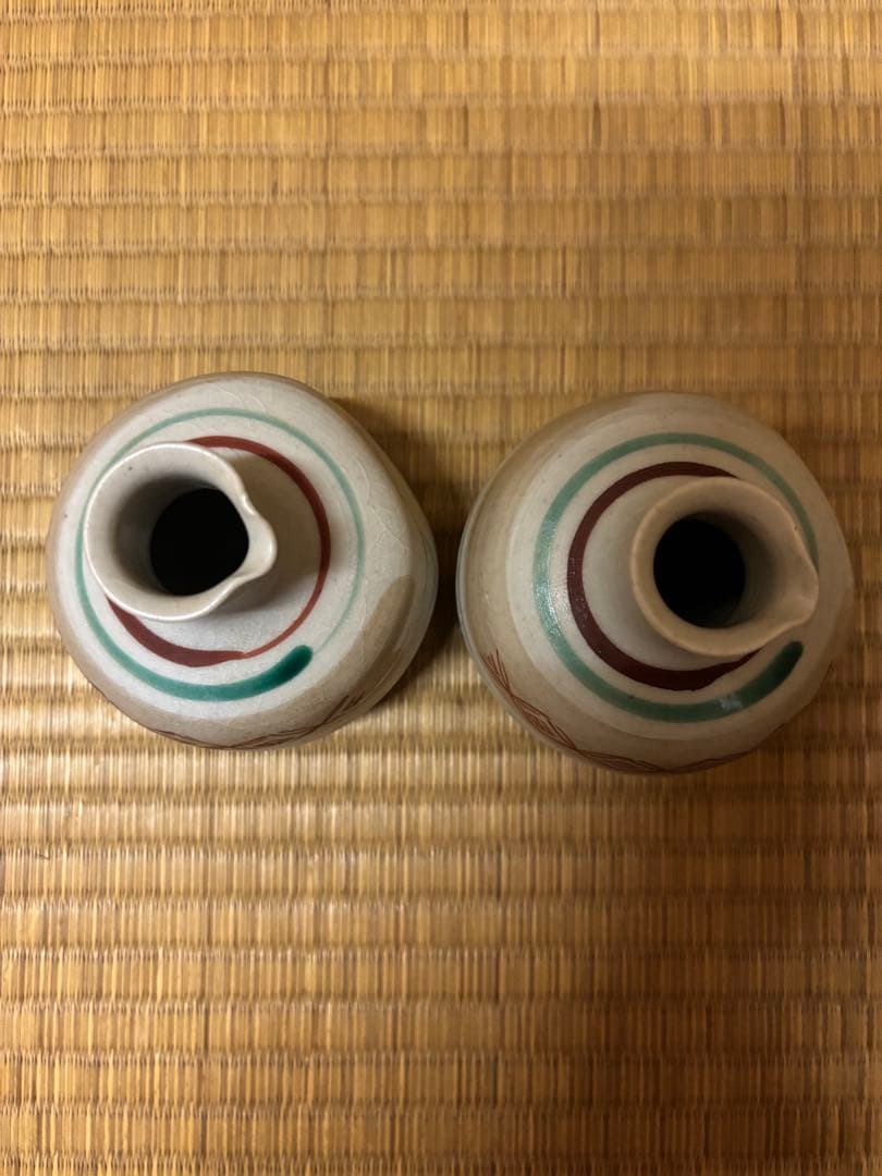 人間国宝　三代徳田八十吉　(正彦) 酒器セット　九谷焼