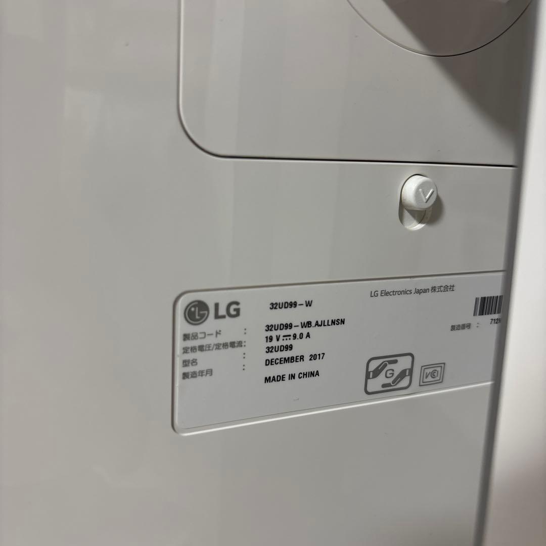 LG 4Kモニター ディスプレイ32UD99-W 31.5インチ